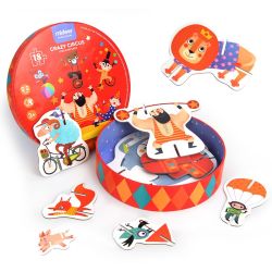 Crazy circus 3D puzzle 18 pieces