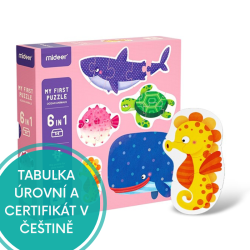 My first puzzle - Animals in ocean - 25 pieces