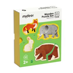 Animals puzzle in a book 18 pieces