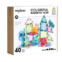 Moje první magnetická stavebnice Zvířátka 40 ks