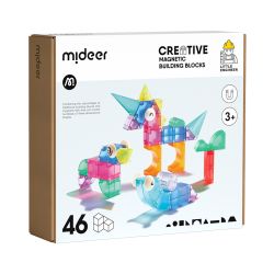 Moje první magnetická stavebnice Kostky 46 ks