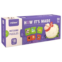 How its made a comparative puzzle 30 pieces